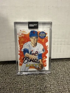 2020 Topps Project 2020 Nolan Ryan Artist Blake Jamieson Auto #18 - Bild 1 von 2