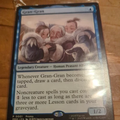 MTG Magic Gran-Gran Promo 0001 Avatar TLA Unique & Misc Promos NM English - Image 1 of 2