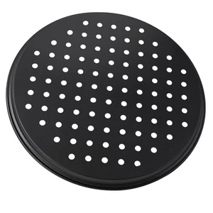 Rundes Backblech mit Löchern aus Karbonstahl für perfekte Pizza 245~32CM - Bild 1 von 42