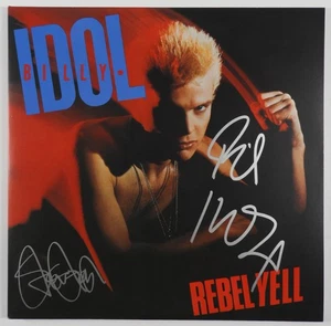 Billy Idol Steve Stevens JSA signed Autogramm Album Schallplatte Vinyl Rebel Yell - Bild 1 von 4