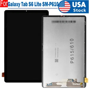 Replace For Samsung Galaxy Tab S6 Lite 10.4 P610 P615 LCD Touch Screen Digitizer - Picture 1 of 5