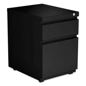 Alera Two-Drawer Metal Pedestal Box File w/Full-Length Pull, 14 7/8w x 19 1/8d, - Picture 1 of 4