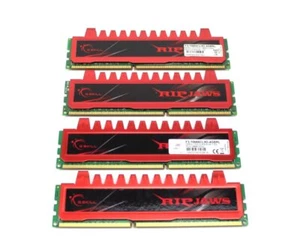 G.Skill RipJaws 8 GB (4x2GB) F3-10666CL9D-4GBRL DDR3-1333 PC3-10666   #153950 - Bild 1 von 1