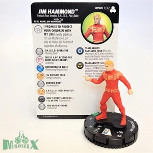 Heroclix Fantastic Four: Future Foundation set Jim Hammond #032 Uncommon w/card! - Picture 1 of 1