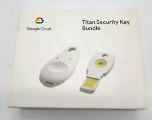 Google Titan Security Key K9T Bundle with Bluetooth/NFC/USB, Micro USB Cable - Picture 1 of 3