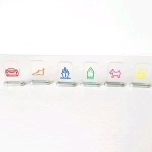 Monopoly 2009 Revolution Parts 6 Tokens / Place Holders - Bild 1 von 8