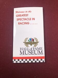 Hall of Fame Museum Pocket Map the Indianapolis Motor Speedway, Indy & Vicinity