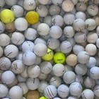 100 Mixed Recycled Golf Balls Used Lake Balls for Practice Worn Knocked Splits