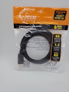 4k Hdmi DISPLAYPORT TO DISPLAYPORT CABLE Zoom Speed - Picture 1 of 3