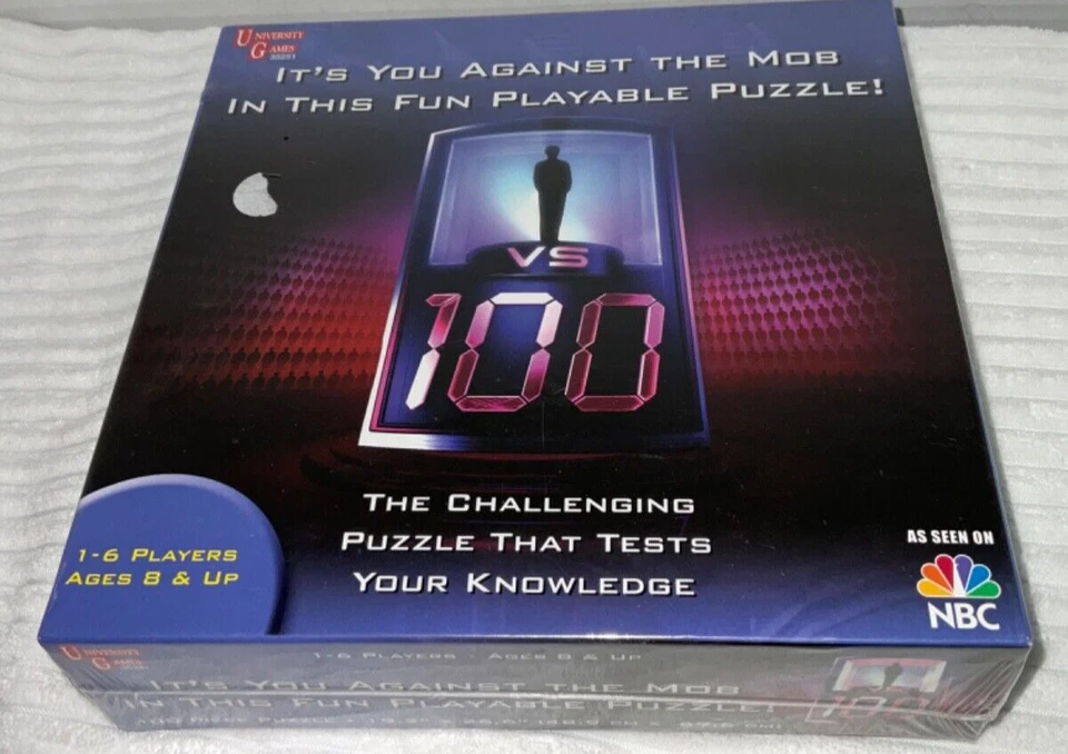 1 VS 100 Puzzle Game University Games Age 8 for 1-6 Players