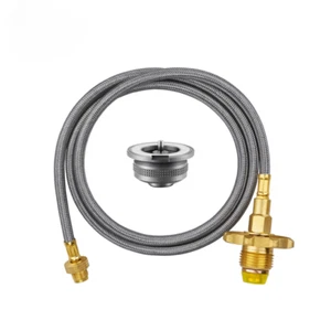 Camping Stove Gas Burner Stove Butane Gas Adapter LPG Propane Refill Adapter - Picture 1 of 21