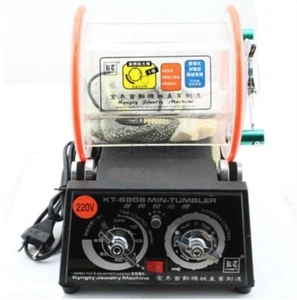Mini Tumbler Rotary Tumbler Jewelry Polisher Finisher + Free Polishing Bead 2 py - Picture 1 of 6