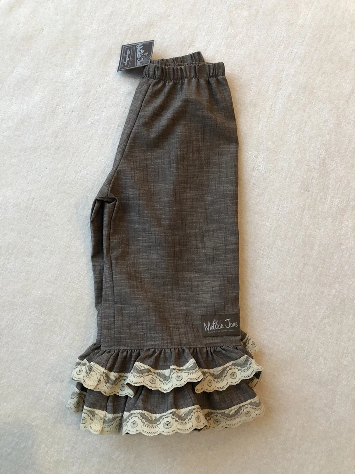 NEW MATILDA JANE Platinum Libby Lace Cropped Ruffles Size 4 NWT Lindy - Image 1 of 4