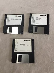 Microsoft Ms-dos 6.2 Plus Enhanced Tools 3.5" Floppy - Picture 1 of 5