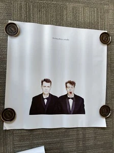 Póster promocional original 1987 de la tienda de discos de PET SHOP BOYS 24" X 24" #10 - Imagen 1 de 7
