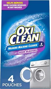 OxiClean Washing Machine Cleaner with Odor Blasters, 4 Count - Picture 1 of 3