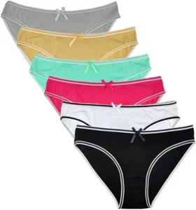 Lobbpaja Women's Size S Cotton Briefs Comfortable Panties Pack of 6 - Picture 1 of 6