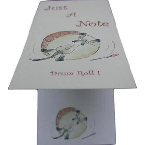 A Drum Roll Jill Latter designed Musical Cat Notizblock - Bild 1 von 1