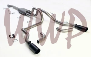 Kit de escape doble CatBack de acero inoxidable puntas negras 03-08 Dodge Ram 2500 3500 5,7 L V8 - Imagen 1 de 3