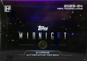 2023-24 TOPPS MIDNIGHT NBA BASKETBALL FACTORY SEALED HOBBY BOX NEW FASC IN STOCK - Picture 1 of 2