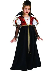Vampirkönigin Kostüm Mädchen 3-4 Jahre Rubie's Originales Halloweenkleid Kragen - Bild 1 von 1