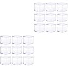 18 Clear Acrylic Display Boxes for Gifts, Party Favors, Jewelry - 6.5X6.5cm
