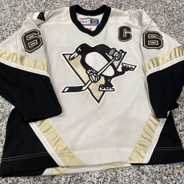 MARIO LEMIEUX  Pittsburgh Penguins 1992 Home CCM Vintage NHL Throwback  Jersey