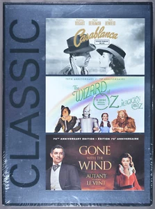 WB Classic Giftset: Wizard of Oz/Casablanca/Gone With the Wind - New/Sealed - Bild 1 von 4
