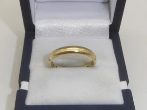 585 Gold Ring 14K Gelbgold 3,87 g Trauring Ehering Gravur RG 59 - 18,8 mm 7918 - Bild 1 von 7