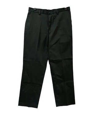 Брюки Edwards рабочая униформа мужские 34x32 черные плоские передние карманы прямые штанины - Изображение 1 из 4