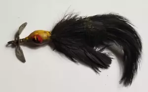 E. H. Peckinpaugh's Vintage Bait Casting Feather Minnow - Picture 1 of 2