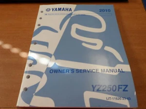 Manual De Servicio Del Propietario OEM Yamaha 2010 YZ250FZ LIT-11626-26-43 - Bild 1 von 5