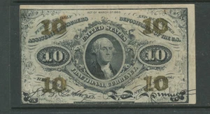 46 - 10c FRACTIONAL CURRENCY - FR1255, In Lightly Circulated Condition! - Picture 1 of 1