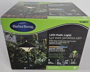 Harbor Breeze Matte Black Low Voltage LED Outdoor Path Light Adjustable Lighting - Picture 1 of 4