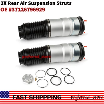 2x Rear Air Suspension Struts For BMW F01 F02 F03 F04 740i 750i 760Li xDrive RWD - Image 1 of 4