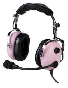 Auriculares de aviación para niños GCA-4YG rosa - enchufe doble - Imagen 1 de 1