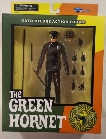 KATO Deluxe Action Figure GREEN HORNET Classic TV Series 2023 Diamond Select Cover