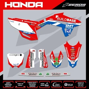 Kit de Gráficos HONDA MX Calcomanías de Gráficos Motocross CRF CRF X 125-500 BUILDBASE - Imagen 1 de 2