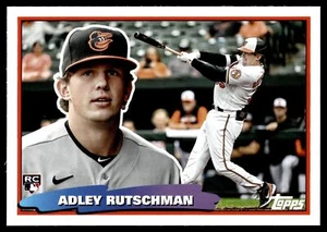 2023 Topps Update ADLEY RUTSCHMAN OVERSIZED TOPPS BIG BASEBALL BOX TOPPER BIG-4 - Picture 1 of 2