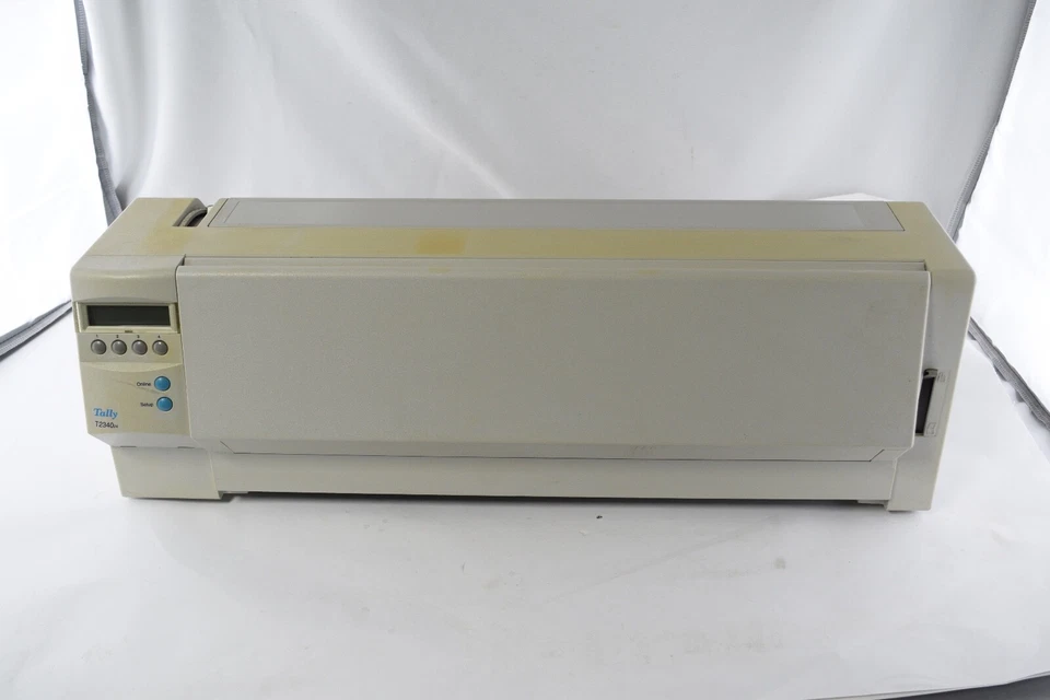 Tally T2340/24 24-Pin Dot Matrix Printer TallyGenicom 2340/24 USA Used - Image 1 of 4
