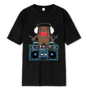 Domo Kun DJ Domo T Shirts Men Cotton Humorous T-Shirts Crewneck Tees Short Sleev - Picture 1 of 3