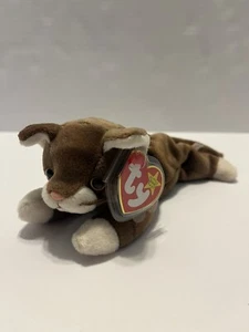 TY Beanie Baby - POUNCE the Cat (8 inch) - Stuffed Animal Toy - Picture 1 of 1