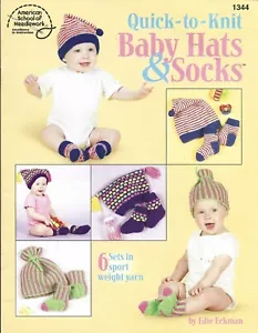 Quick -to-Knit Baby Hats & Socks - Knitting Instruction Booklet - Picture 1 of 2