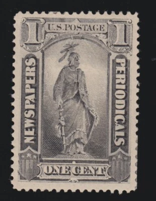 US PR81 1c Newspaper Periodicals Unused VF-XF OG H SCV $95 - Image 1 of 2