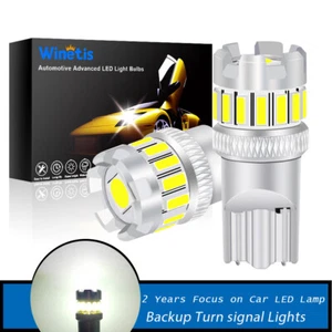 2PC For Subaru Outback 2013-2020 LED Bulb 168 194 T10 White License Plate Light - Picture 1 of 8