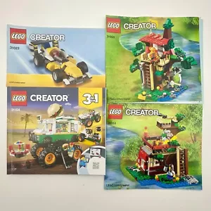 Lego Creator Manuals Only 31023, 31053, 31053, 31104 - Picture 1 of 2