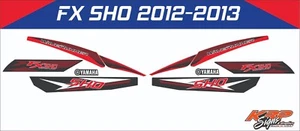 YAMAHA WAVERUNNER FX SHO 2012 -2013 Graphics/ / Sticker Kit CUSTOM RED - Picture 1 of 1