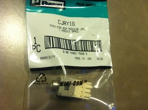 NUEVO PANDUIT PAN-NET CJRYIG MINI-COM RCA MODULAR JACK AMARILLO $5 ENVÍO MÁXIMO - Imagen 1 de 1