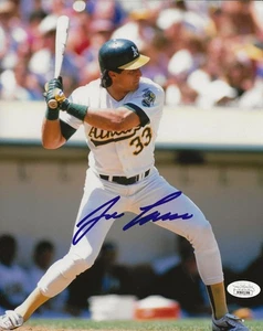 Jose Canseco signed Oakland Athletics A's 8x10 photo #3 JSA Witnessed COA - Picture 1 of 2