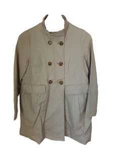 Joie XS UK 8 10 Damen-Trenchcoat Leinen & Baumwolle neu mit Etikett - Bild 1 von 7